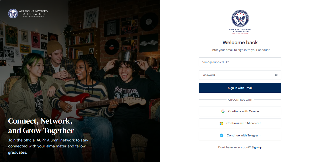 AUPP Alumni Connect preview